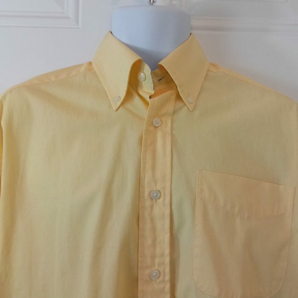 Tommy Hilfiger button-down yellow shirt - Picture 2 of 12